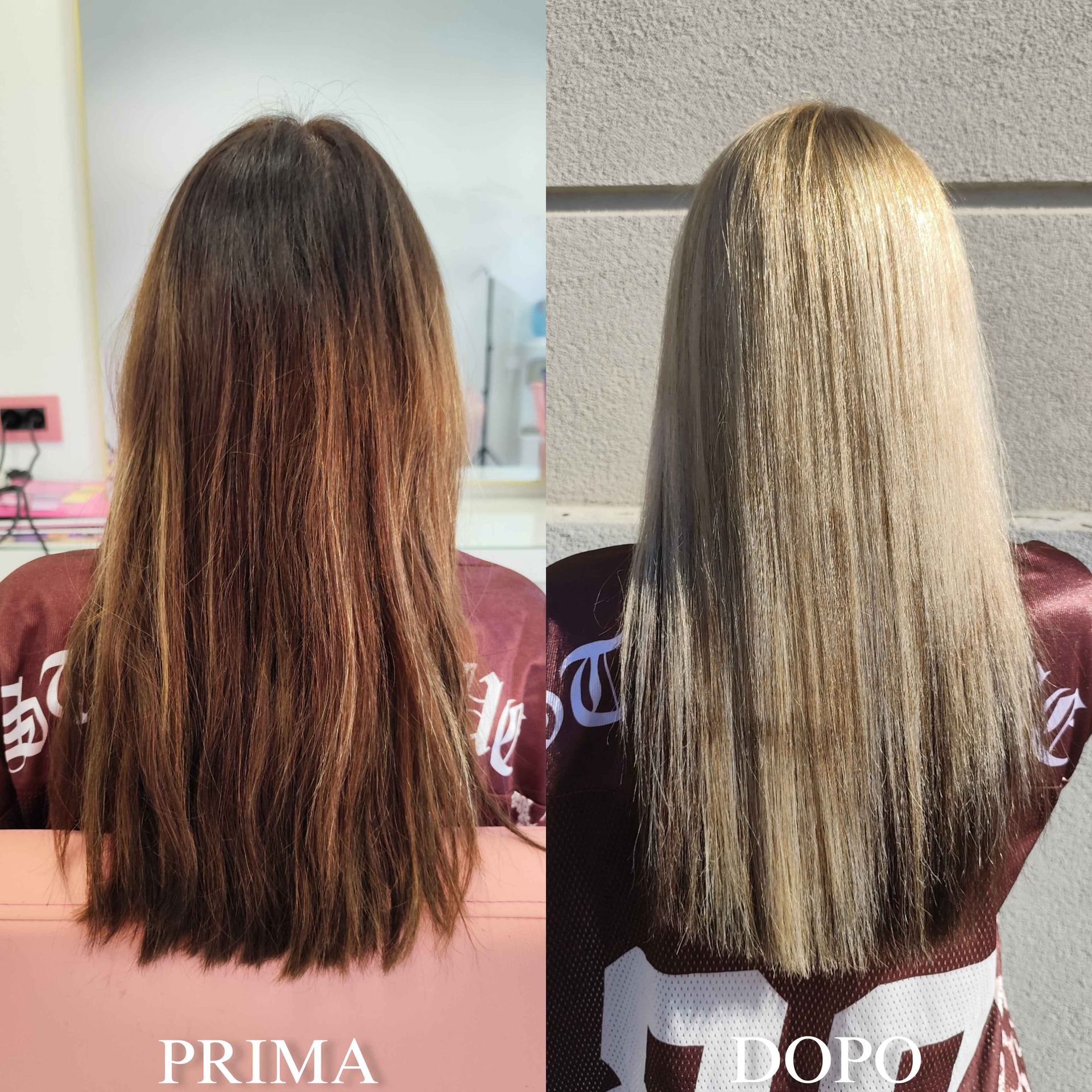 Colorazione capelli biondi