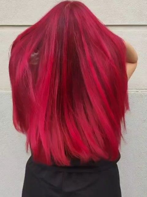 Tinta capelli bicolor rosa