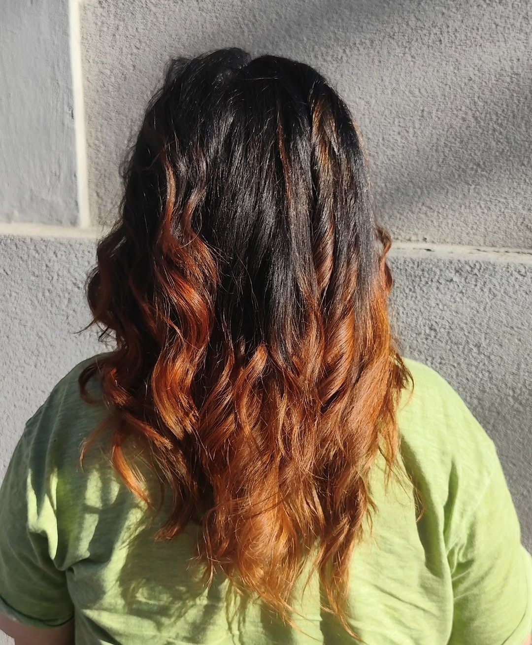 Tinta bicolor nero castano