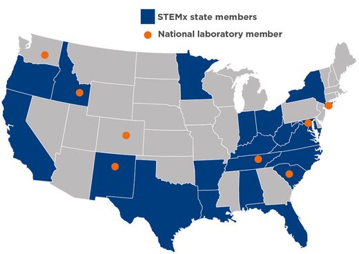STEMx member map (211208)