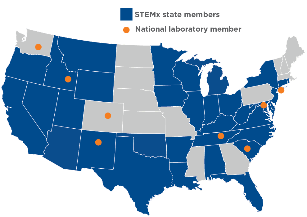 STEMx member map (211208)