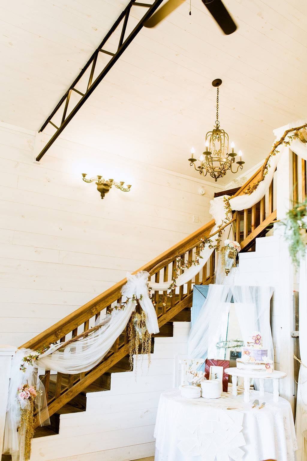 wooden stairs live oak plantation