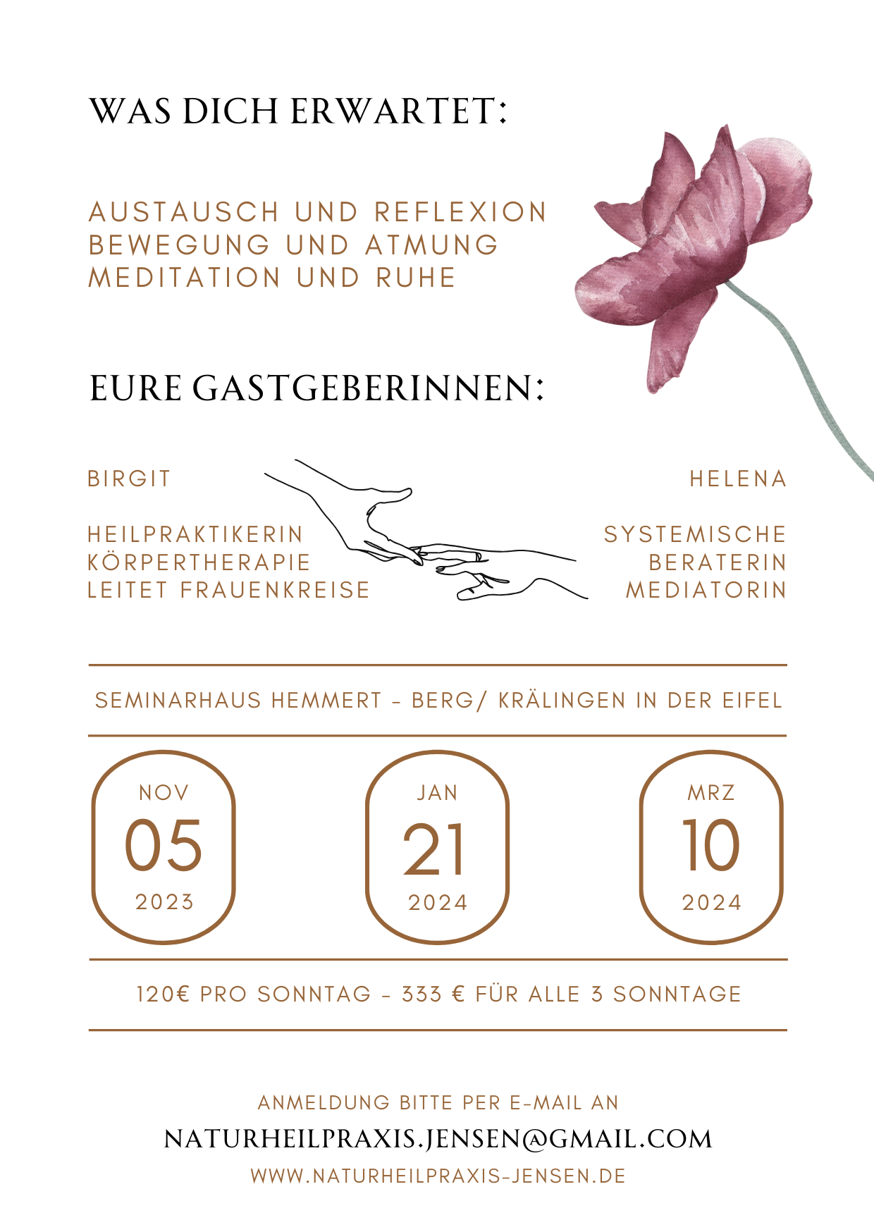Heilpraktiker Bonn | Birgit Jensen | RaumFürDich | Frauen Retreat