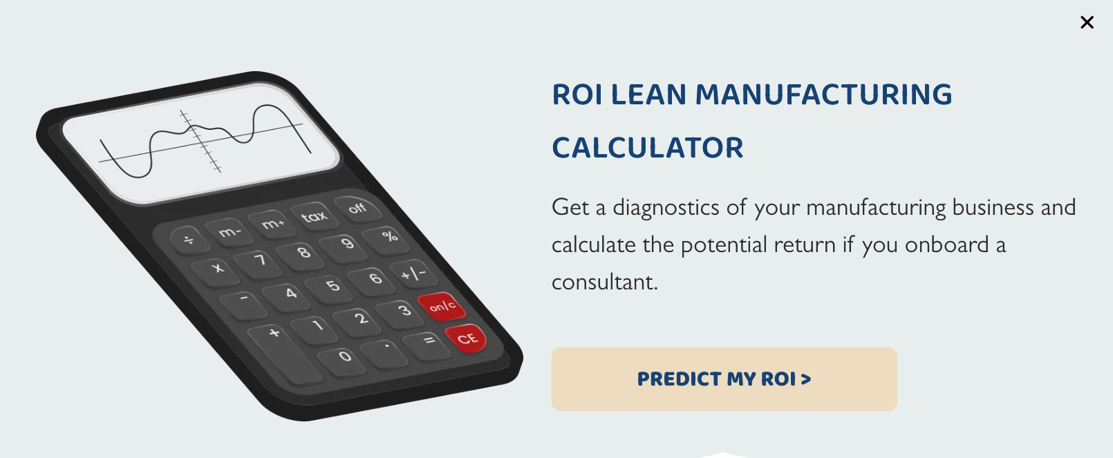 Manufacturing ROI Calculator