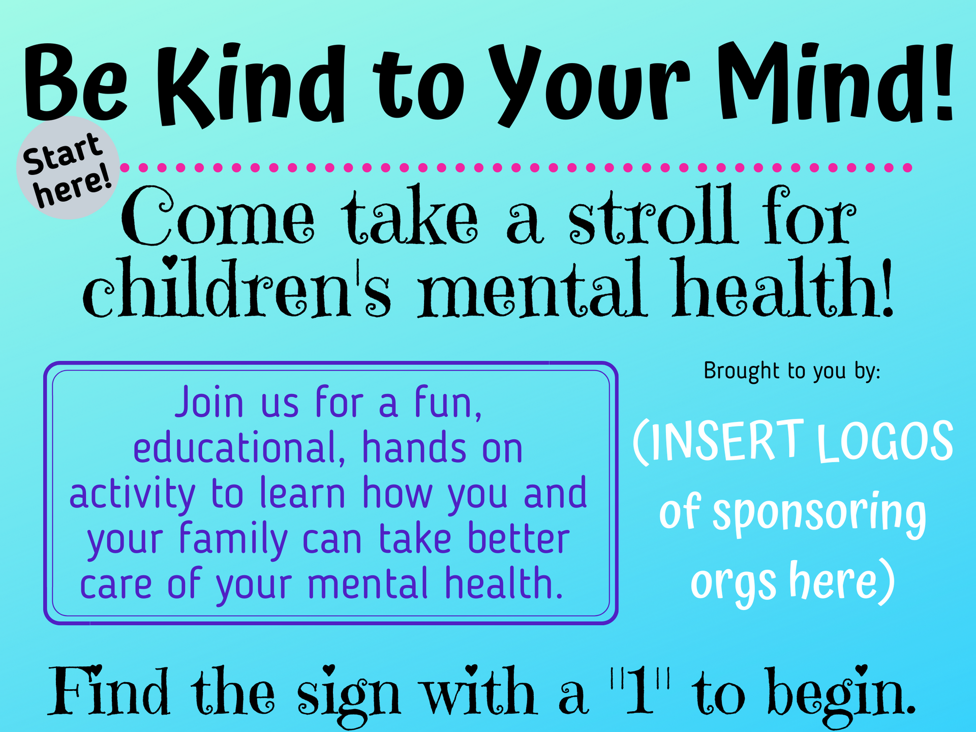 Be Kind to Your Mind