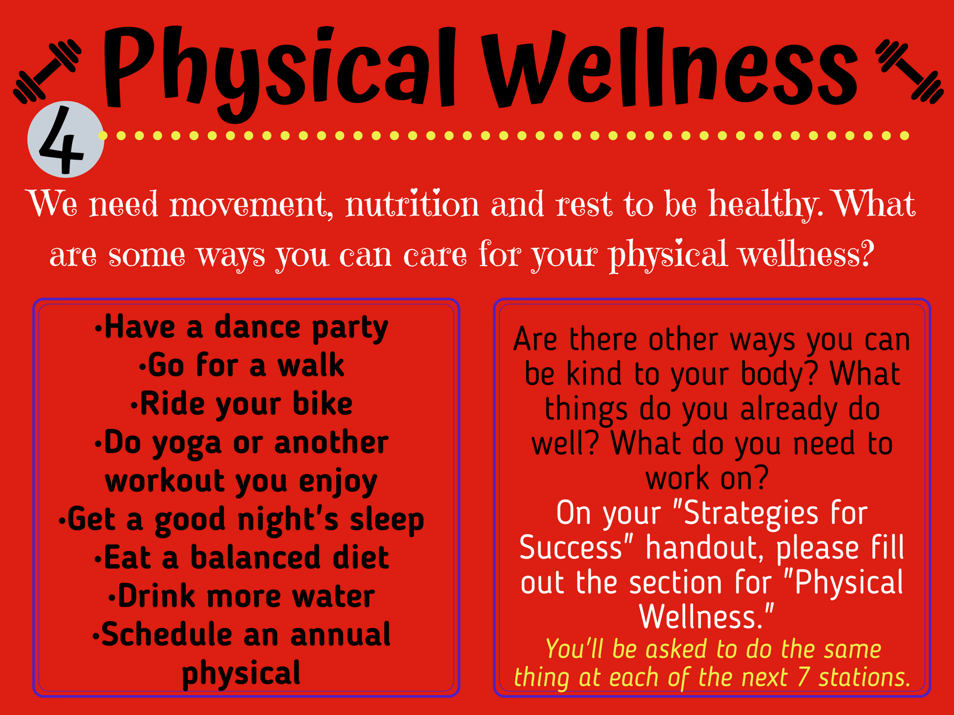 Be Kind to Your Mind Physical Wellness