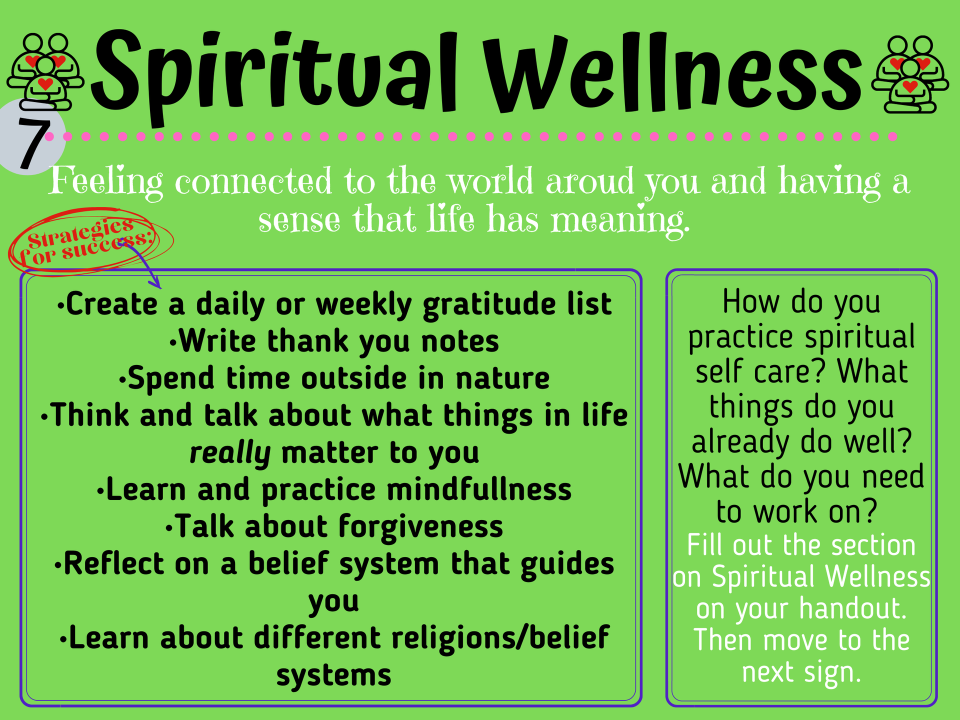 Be Kind to Your Mind Spiritual Wellness