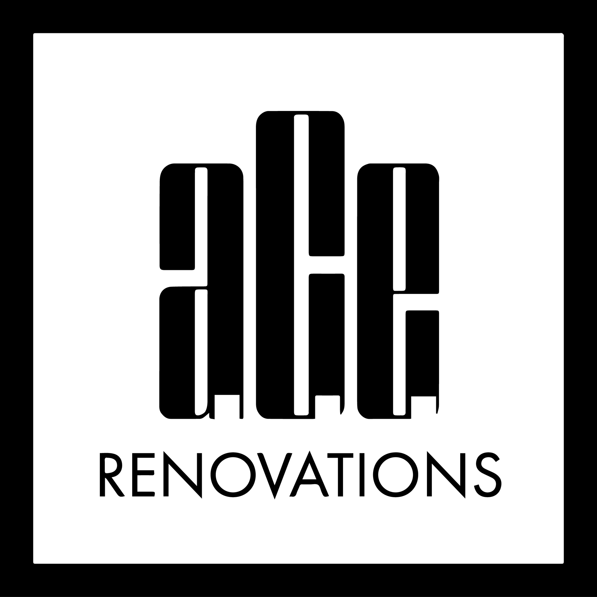 Black and white logo: 