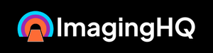 ImagingHQ logo with a colorful arched symbol over the text.