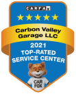 Carfax 2021 Top-Rated | Carbon Valley Garage