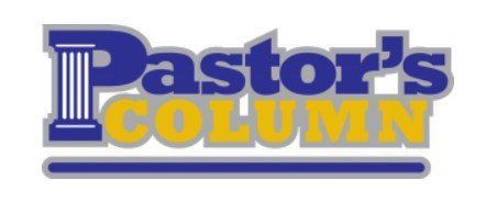 A blue and yellow logo for pastor 's column