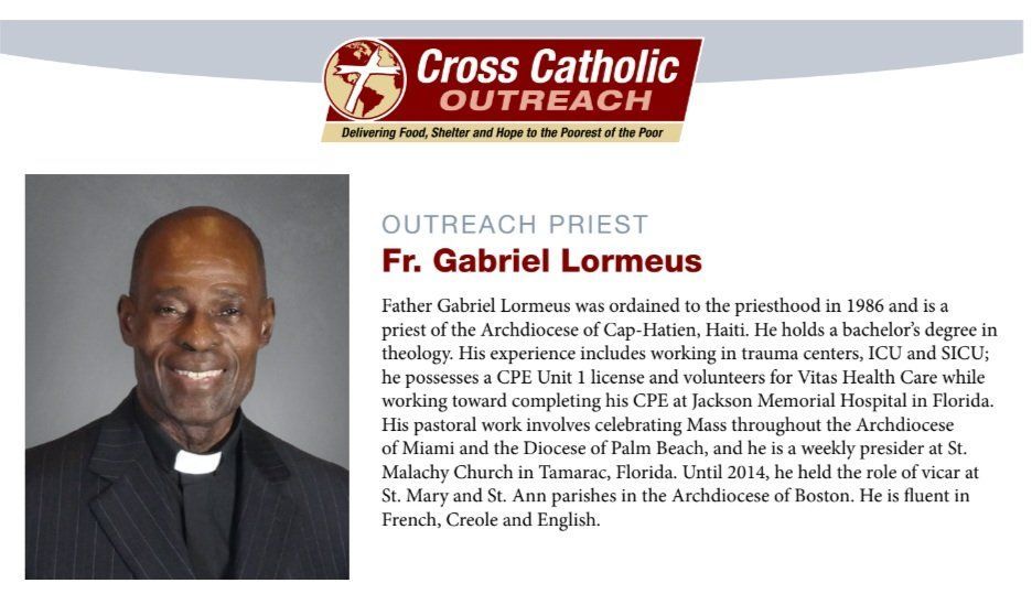 welcome letter for father lormeus