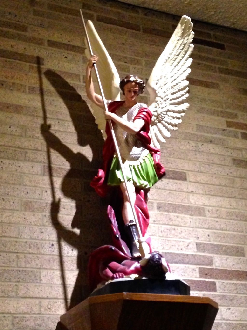 statue of St. Michael the Archangel