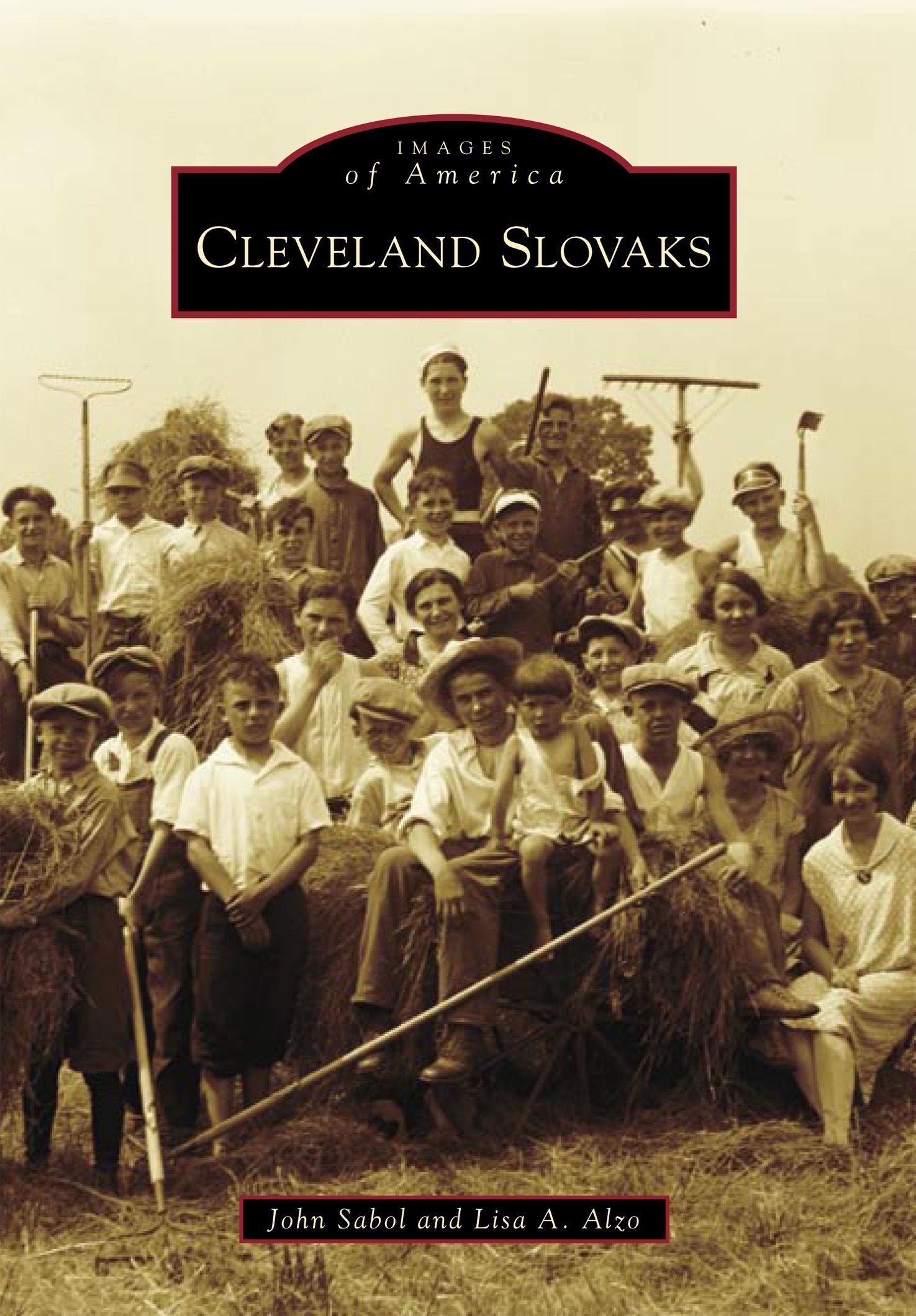 The cover of a book titled cleveland slovak
