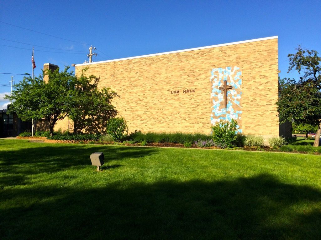 exterior of lux hall