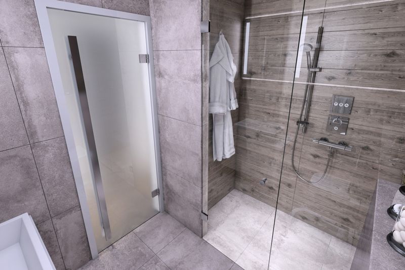 Small bathroom interior.