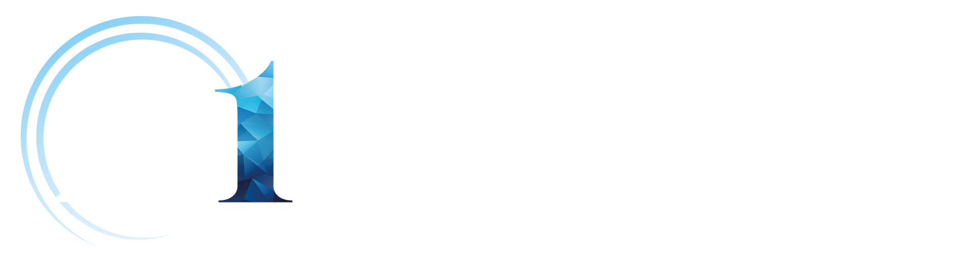 The letter n is made of blue ice and is on a white background.