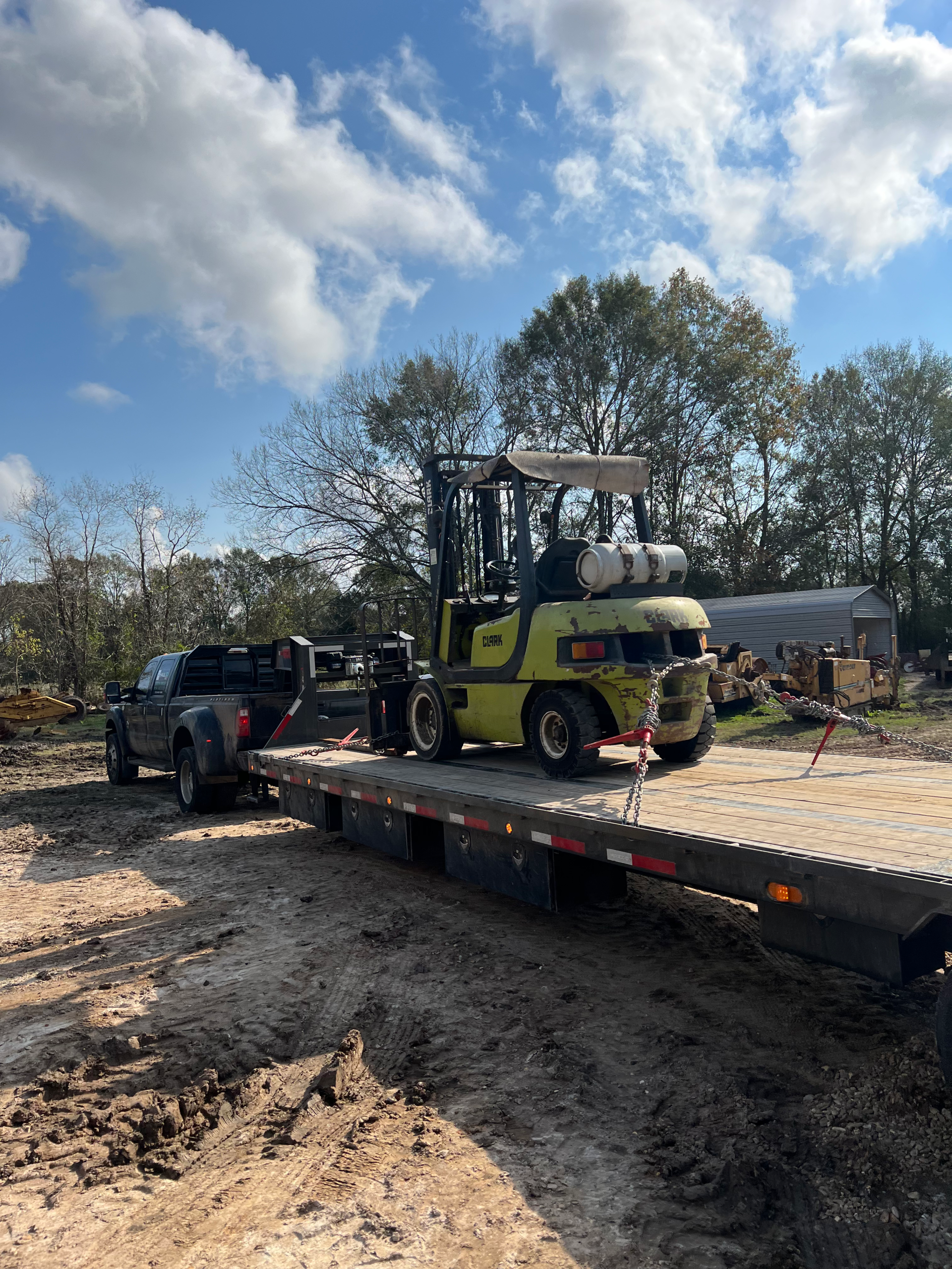 golf cart being hauled by haul3d transportation services