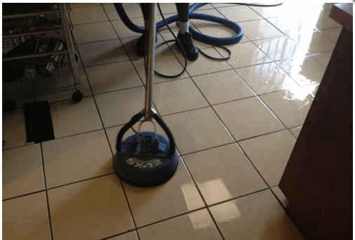 Cleaning a Tiled Floor - Chesapeake, VA - Fresh Start Commercial Cleaning 