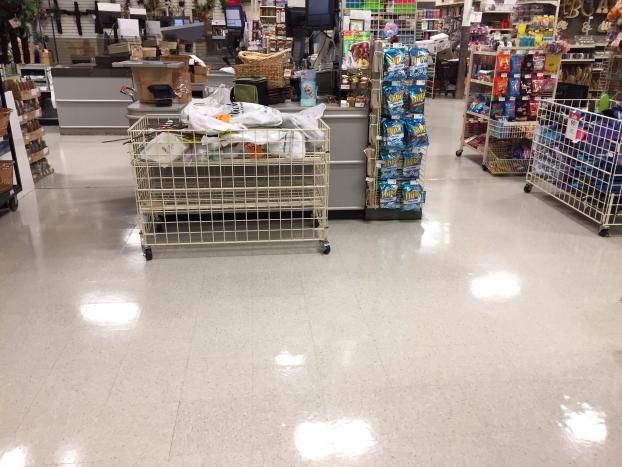 A Grocery Store With a White Floor - Chesapeake, VA - Fresh Start Commercial Cleaning 