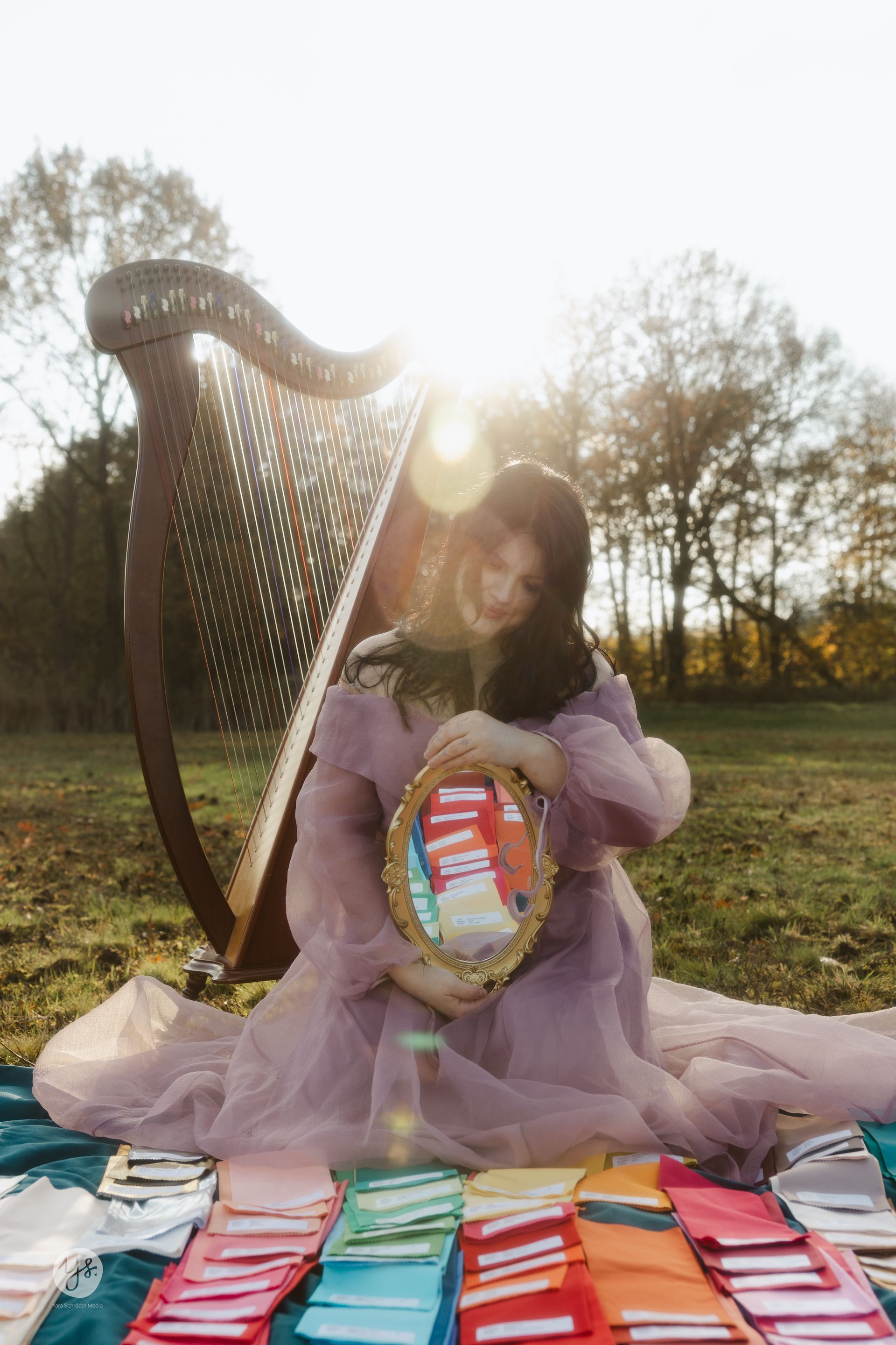 Harp magische fotoshoot