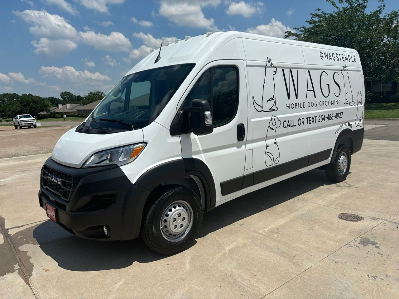 White Van — Temple, TX — Wags On Wheels