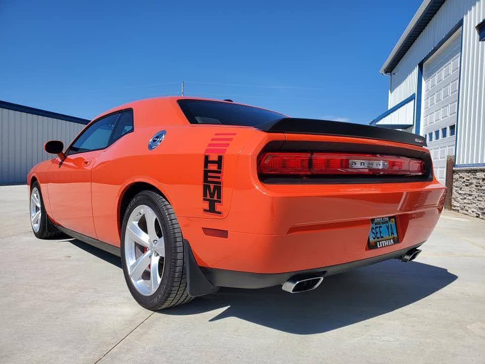Ceramic coating for an orange car