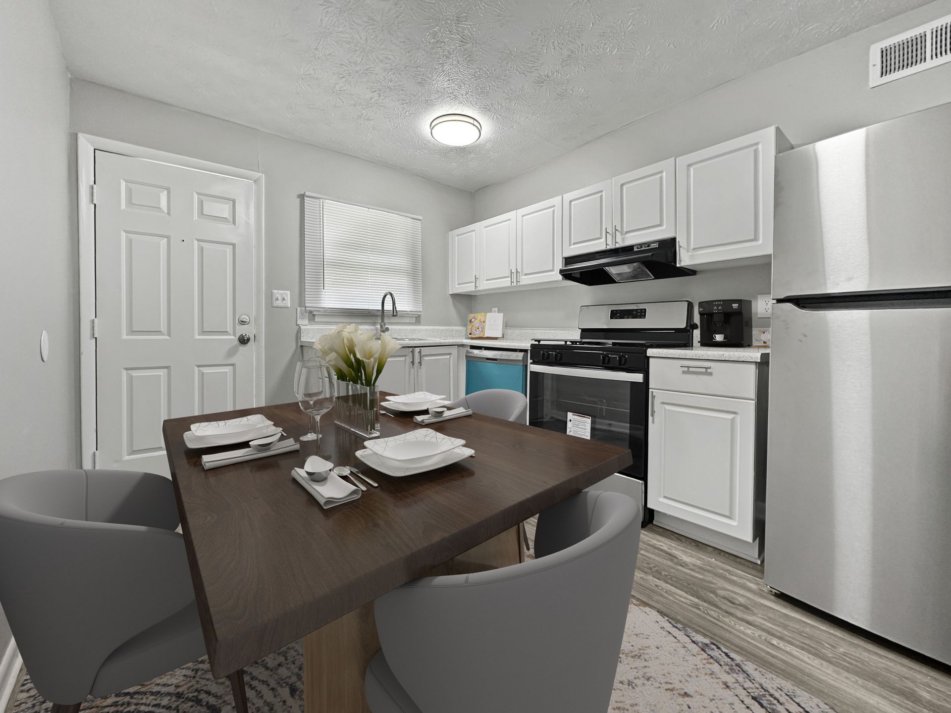 Kitchen in Cascade Oaks Apartments in Atlanta, GA.
