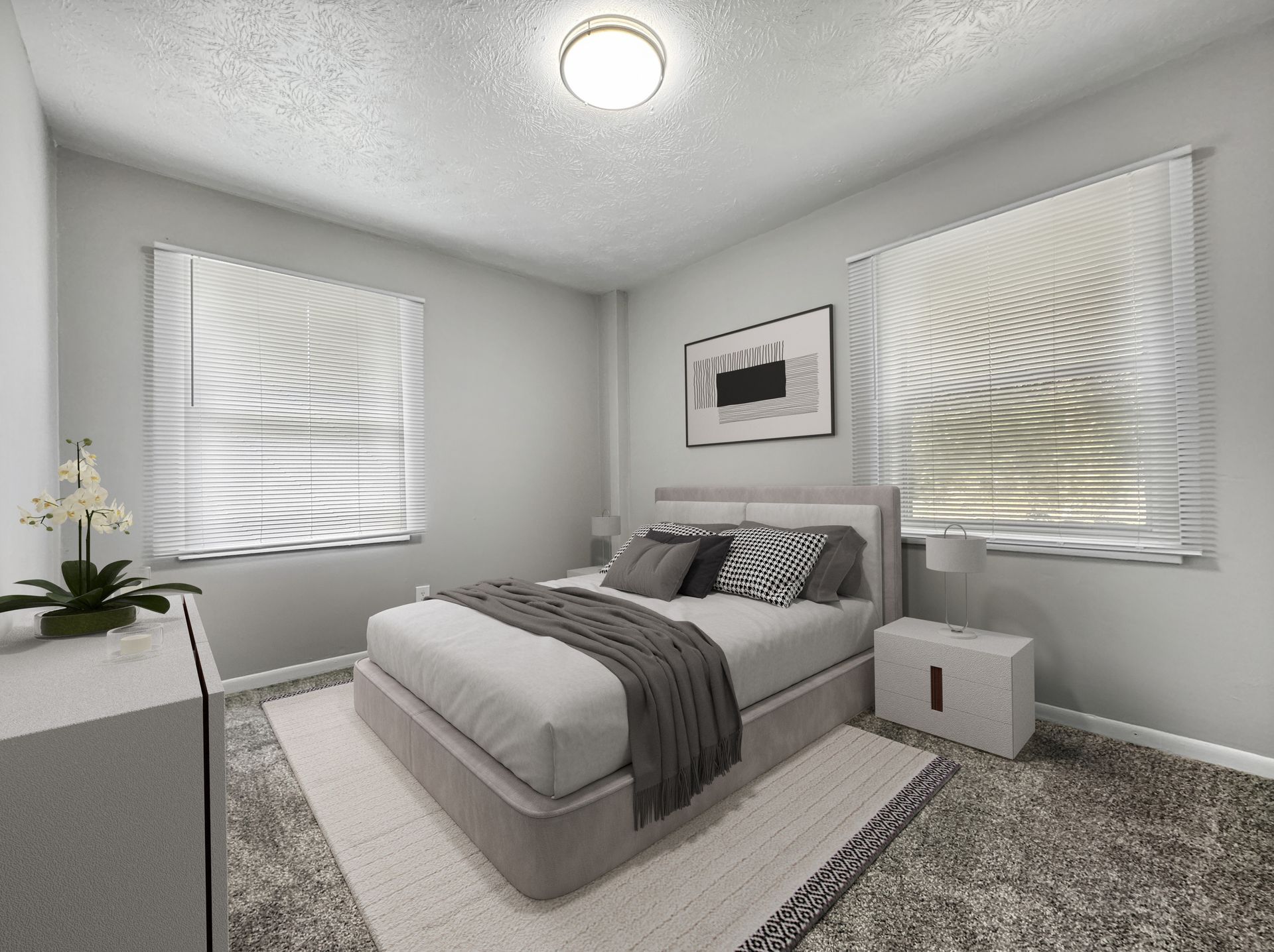 Bedroom in Cascade Oaks Apartments in Atlanta, GA.
