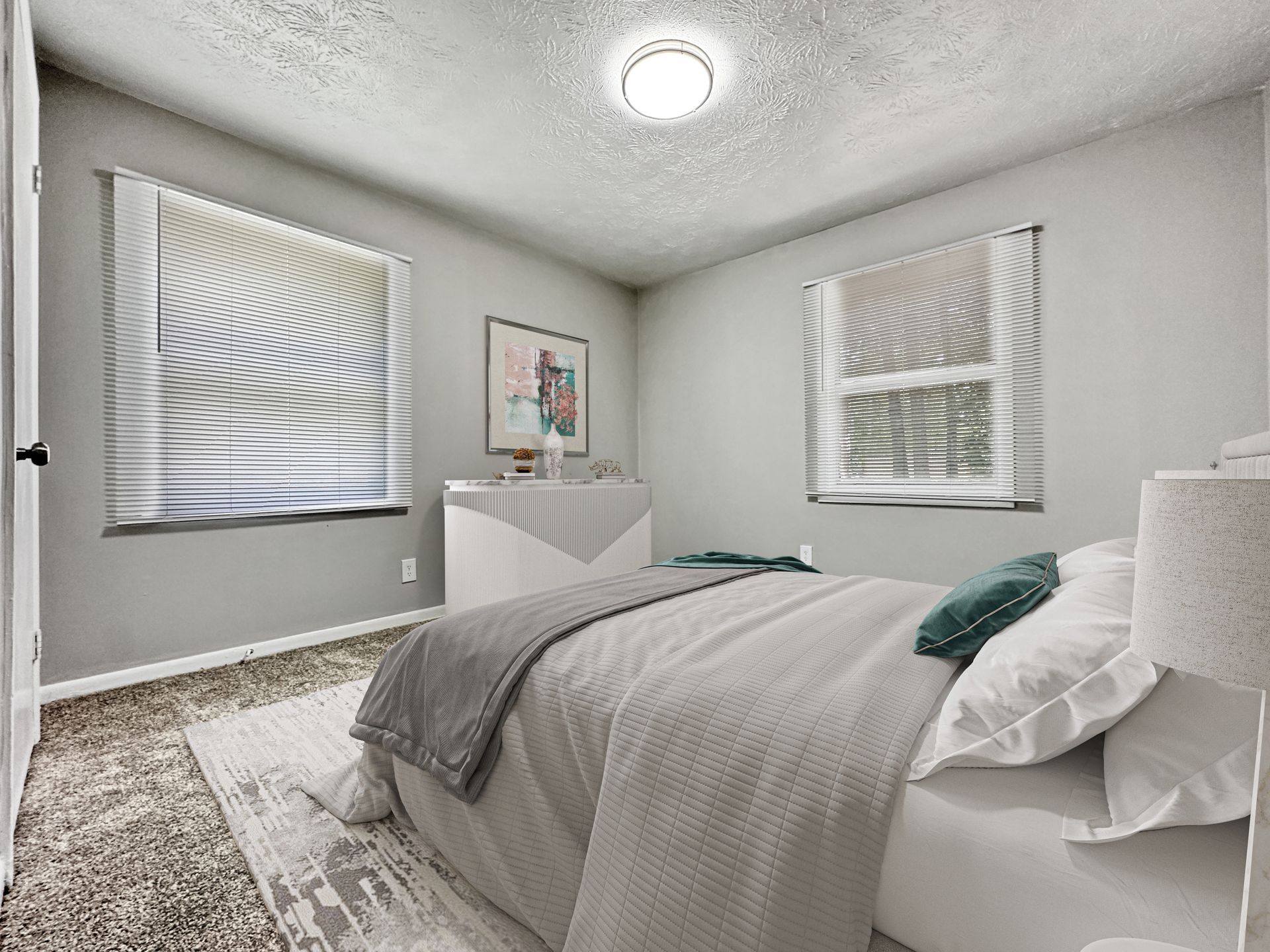 Bedroom in Cascade Oaks Apartments in Atlanta, GA.