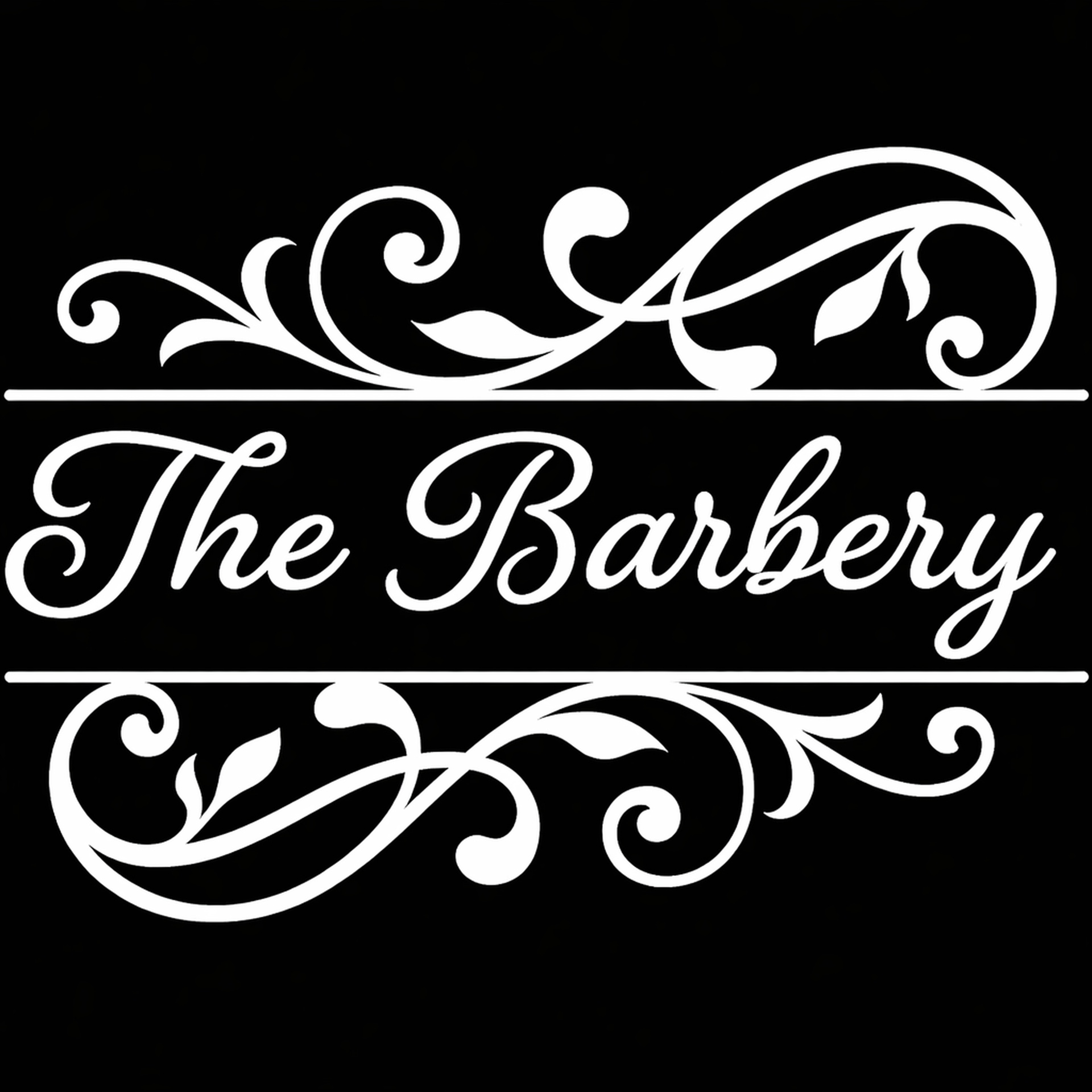 White skull logo with ornate floral accents and 