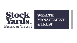 The logo for stock yards bank and trust wealth management and trust