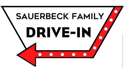 A sign for the sauerbeck family drive-in