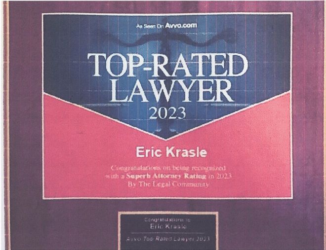 2023 Top Rated Lawyer Awar — Watkinsville, GA — Law Offices of Eric K. Krasle