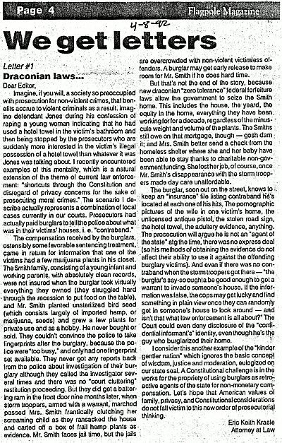 Draconian Laws — Watkinsville, GA — Law Offices of Eric K. Krasle