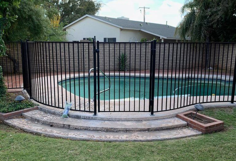 pool fence and pool gates