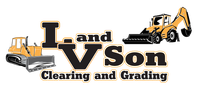 LV and Son Clearing and Grading logo