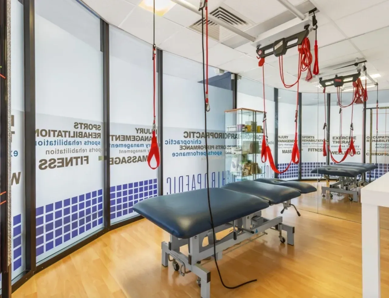 a picture of the treatment room