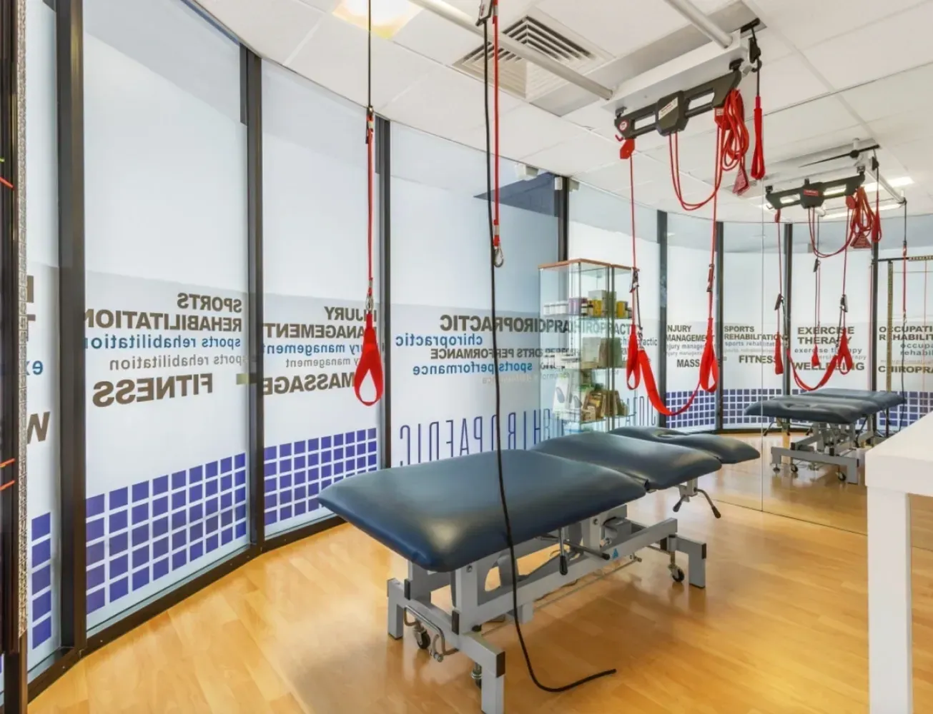 a picture of the treatment room