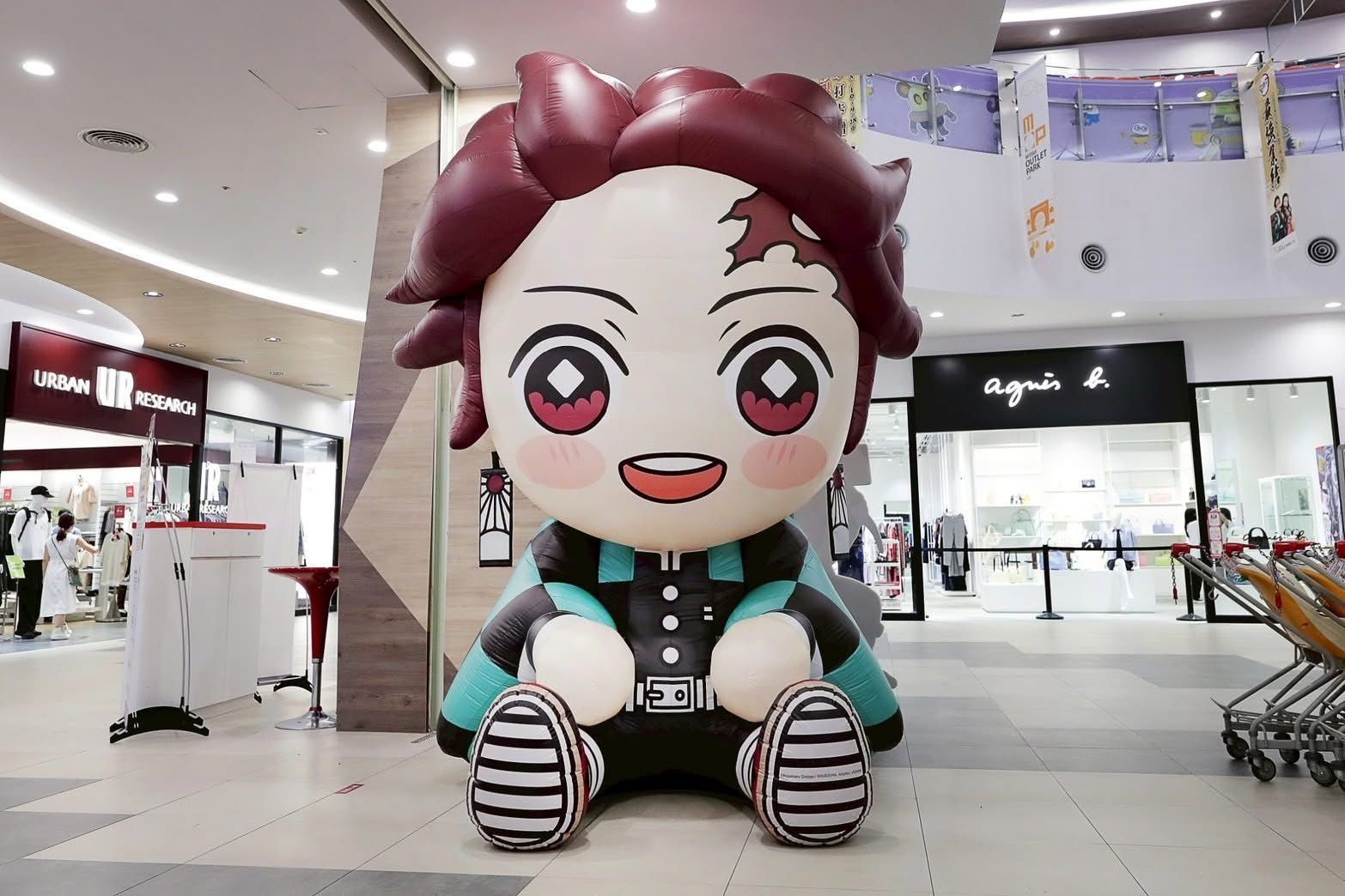 2025 三井 OUTLET 鬼滅之刃造景