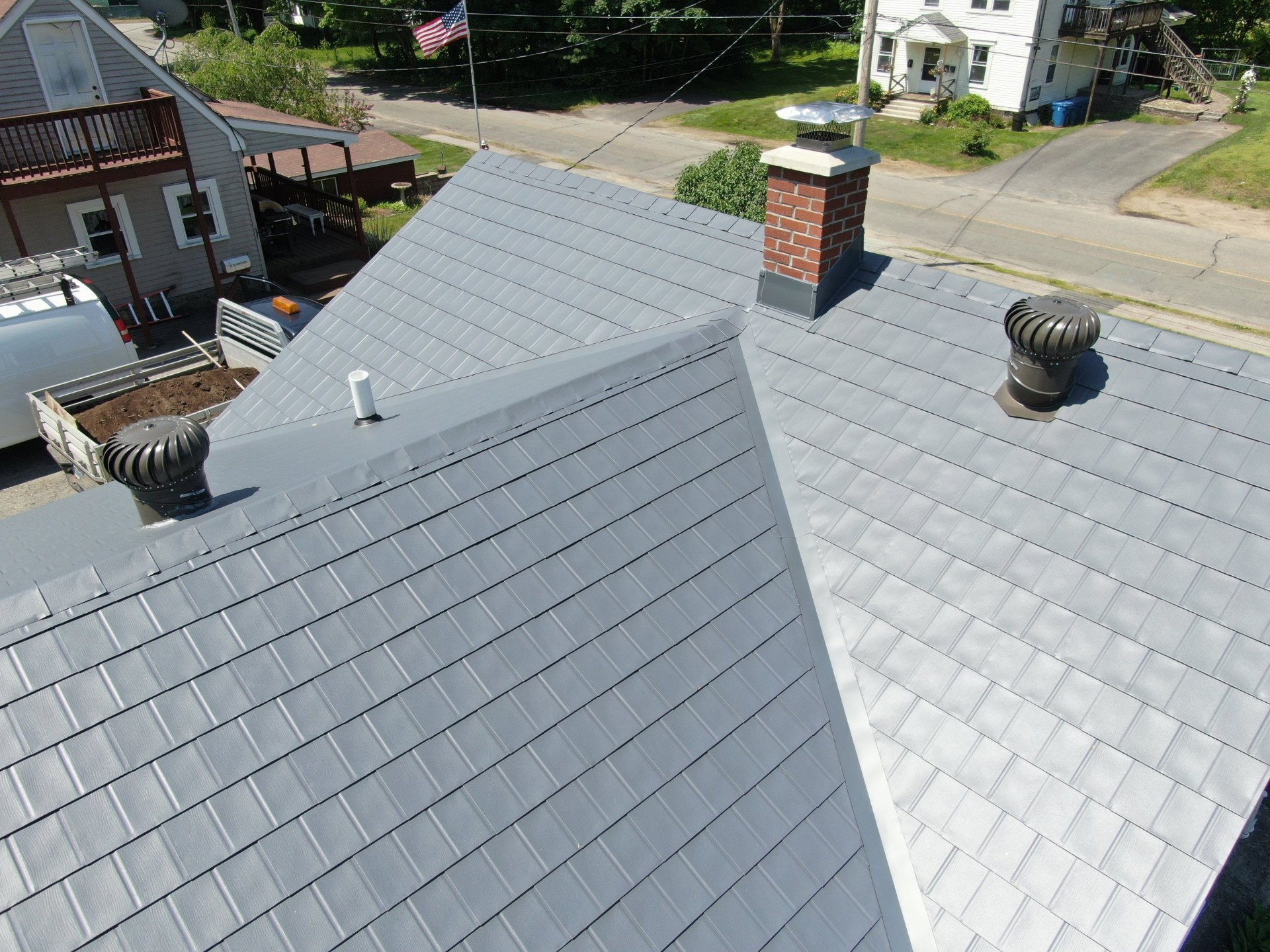 Dawn Grey Aluminum Roofing installation - Premium aluminum metal roofing for Los Angeles homes