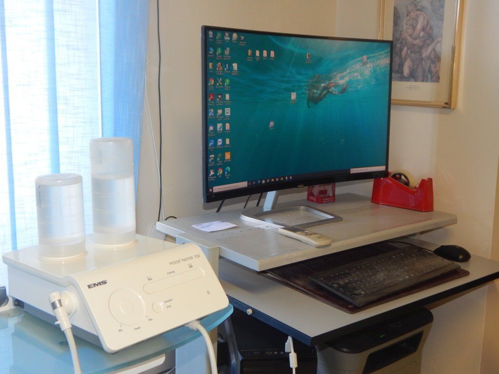 computer dello studio dentistico