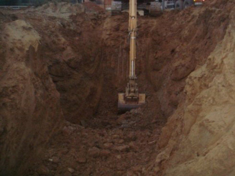 Scavi per sottofondi stradali