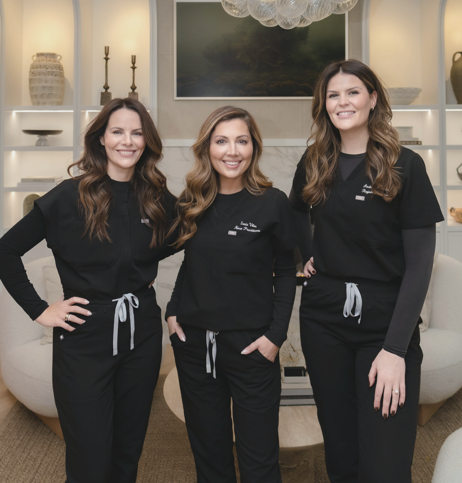 Sonia Vilos, Nurse Practitioner and Medical Director, with the clinical team at Bespoke by SkinAlchemy in London, Ontario