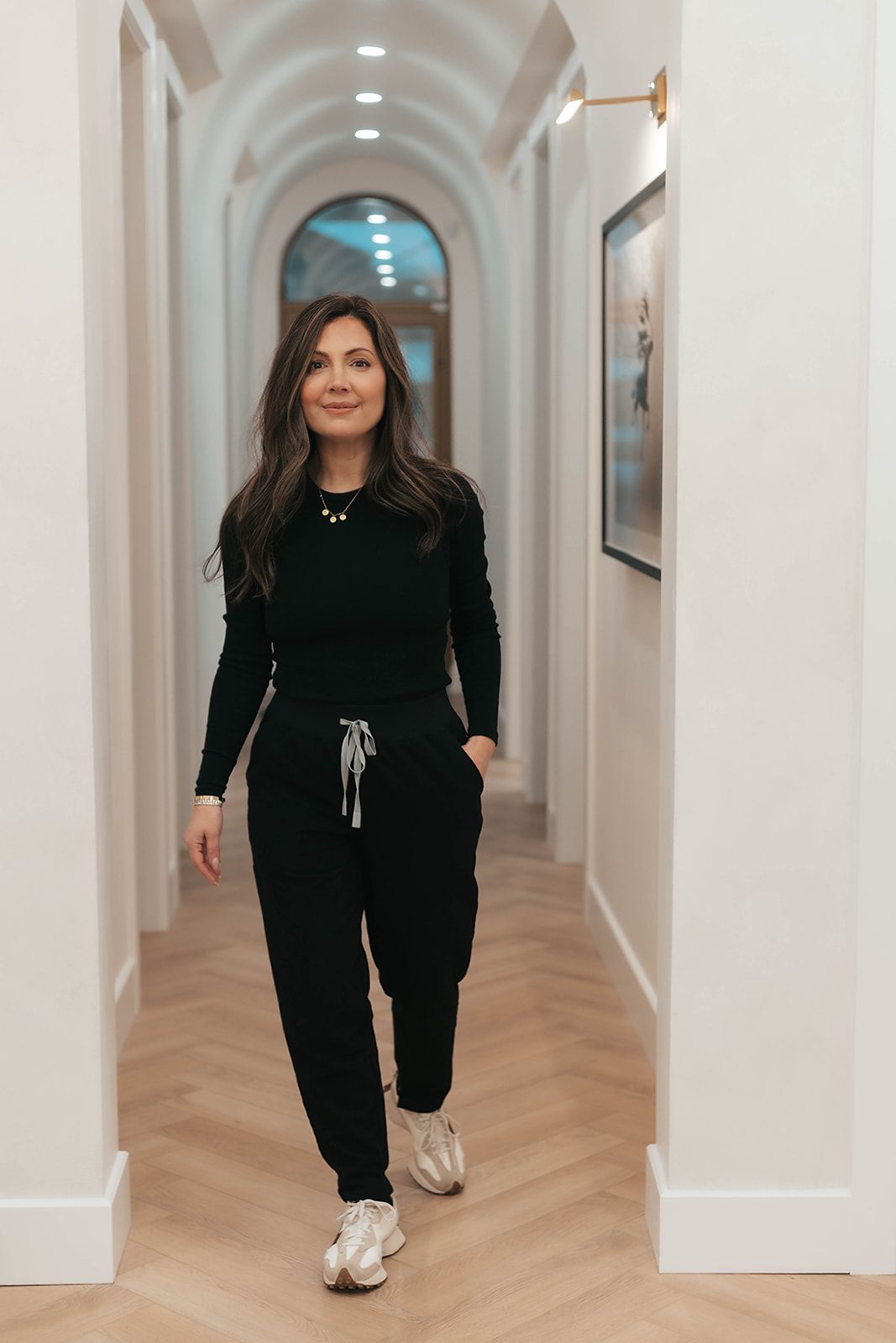Sonia Vilos NP assessing perimenopausal skin changes, estrogen loss, and barrier function at bespøke by SkinAlchemy in London, Ontario