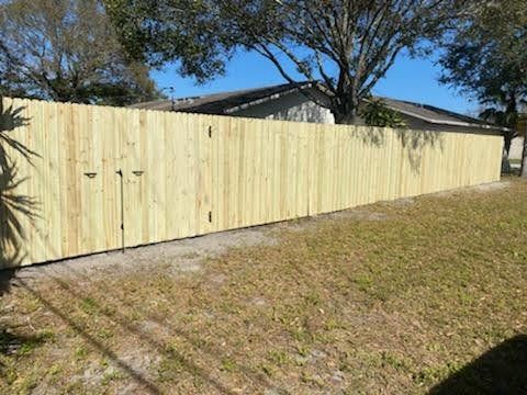 Wood Privacy fence