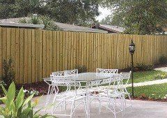Wood Privacy fence