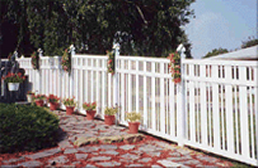 white fence - fencing in tampa bay, fl