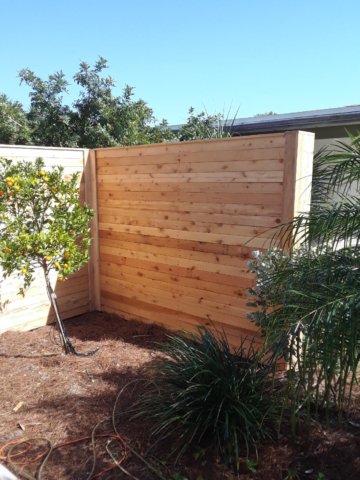 Wood Horizontal FEnce