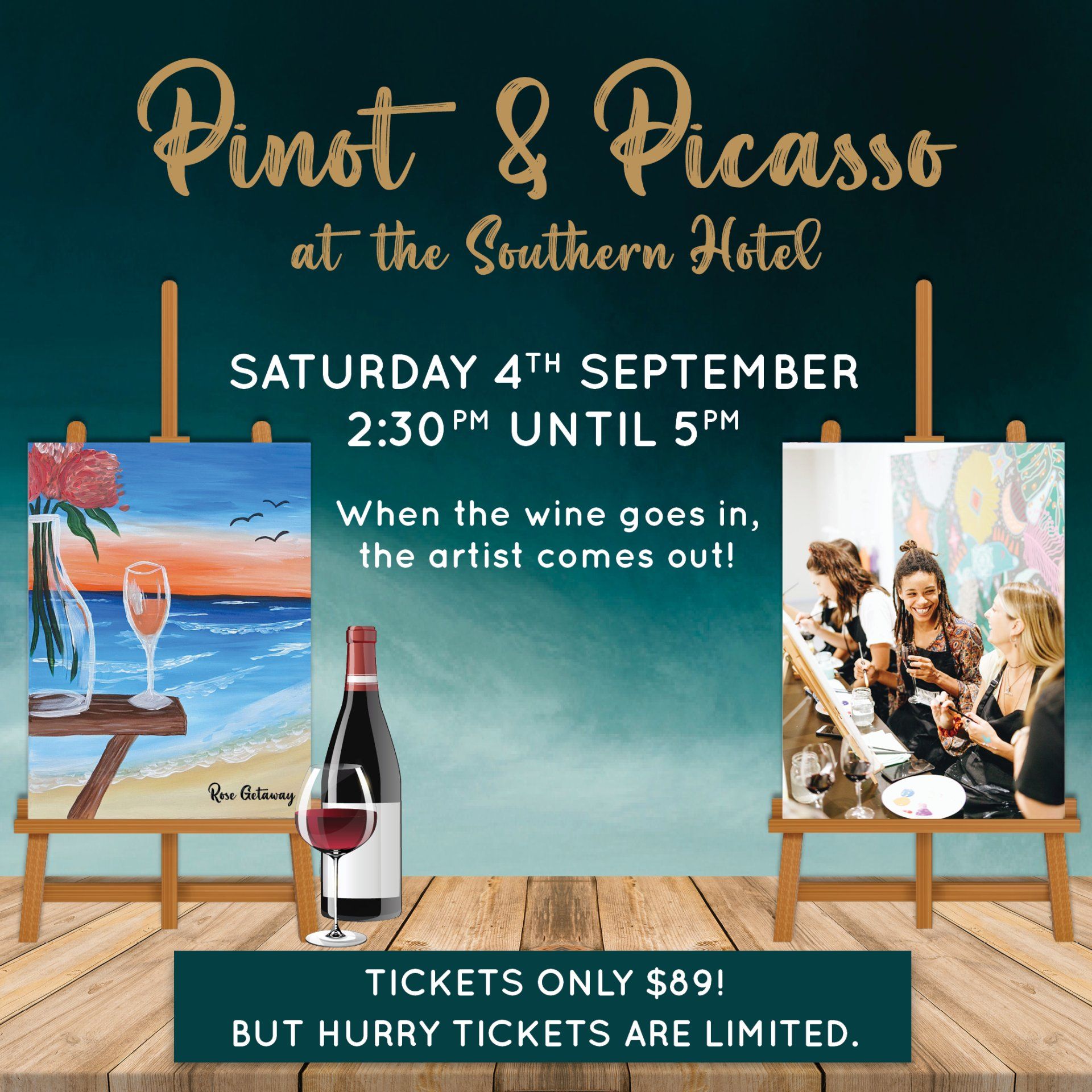 Pinot & Picasso at The Southern Hotel